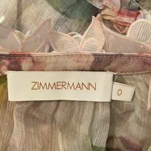 Zimmermann 2022 Dancer Flutter Dress Size 0